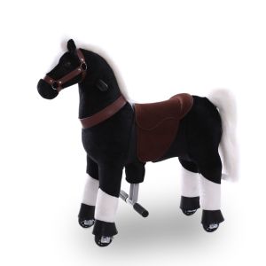 Kijana jahački konj konj crni mali Dječji autići Kijana Električni dječji auto